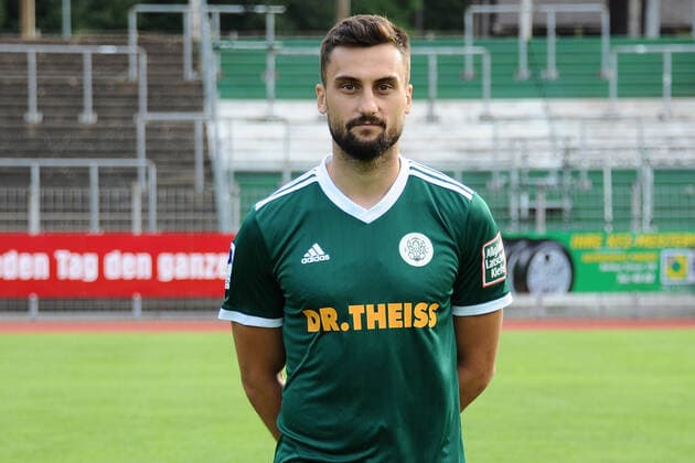 im Damjan Marceta, FC Homburg- 14, Mannschaftspraesentation beim FC 08 Homburg, Fussball,Regionalliga Suedwest, 29.08.20, im Waldstadion Homburg, GER, Fussball, Regionalliga Suedwest, Mannschaftspraesentation und Kader Portraets der Mannschaft des FC 08 Homburg, 29.08.20, Homburg Saar Copyright: xPeterxFranzx Eibner-Pressefotox EP_pfz