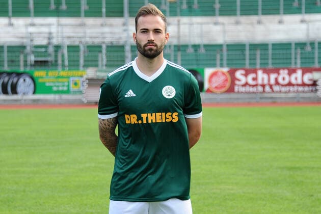 im Luca Plattenhardt,FC Homburg- 21, Mannschaftspraesentation beim FC 08 Homburg, Fussball,Regionalliga Suedwest, 29.08.20, im Waldstadion Homburg, GER, Fussball, Regionalliga Suedwest, Mannschaftspraesentation und Kader Portraets der Mannschaft des FC 08 Homburg, 29.08.20, Homburg Saar Copyright: xPeterxFranzx Eibner-Pressefotox EP_pfz