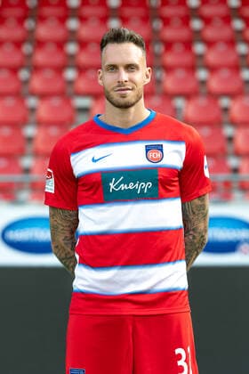Patrick Schmidt (FC Heidenheim, 32), 1. FC Heidenheim 1846, 2. Bundesliga, Portraettermin, Saison 2020 2021, 17.09.2020, DFB DFL regulations prohibit any use of photographs as image sequences and or quasi-video., 1. FC Heidenheim 1846, 2. Bundesliga, Portraettermin, Freisteller, Shooting, Saison 2020 2021, 17.09.2020 Heidenheim Copyright: xEibner-Pressefoto SaschaxWaltherx EP_swa