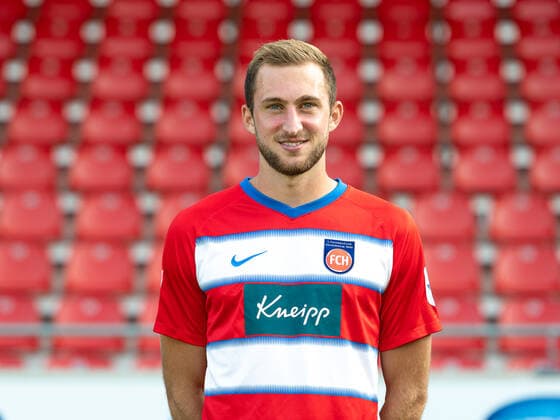 Jonas Foehrenbach (FC Heidenheim, 19), 1. FC Heidenheim 1846, 2. Bundesliga, Portraettermin, Saison 2020 2021, 17.09.2020, DFB DFL regulations prohibit any use of photographs as image sequences and or quasi-video., 1. FC Heidenheim 1846, 2. Bundesliga, Portraettermin, Freisteller, Shooting, Saison 2020 2021, 17.09.2020 Heidenheim Copyright: xEibner-Pressefoto SaschaxWaltherx EP_swa