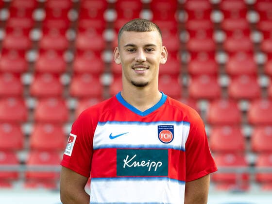 M. Ramusovic (FC Heidenheim, 28), 1. FC Heidenheim 1846, 2. Bundesliga, Portraettermin, Saison 2020 2021, 17.09.2020, DFB DFL regulations prohibit any use of photographs as image sequences and or quasi-video., 1. FC Heidenheim 1846, 2. Bundesliga, Portraettermin, Freisteller, Shooting, Saison 2020 2021, 17.09.2020 Heidenheim Copyright: xEibner-Pressefoto SaschaxWaltherx EP_swa