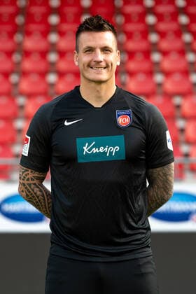 Kevin Mueller (FC Heidenheim, 01), 1. FC Heidenheim 1846, 2. Bundesliga, Portraettermin, Saison 2020 2021, 17.09.2020, DFB DFL regulations prohibit any use of photographs as image sequences and or quasi-video., 1. FC Heidenheim 1846, 2. Bundesliga, Portraettermin, Freisteller, Shooting, Saison 2020 2021, 17.09.2020 Heidenheim Copyright: xEibner-Pressefoto SaschaxWaltherx EP_swa