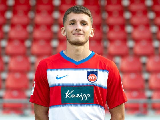 Julian Stark (FC Heidenheim, 25), 1. FC Heidenheim 1846, 2. Bundesliga, Portraettermin, Saison 2020 2021, 17.09.2020, DFB DFL regulations prohibit any use of photographs as image sequences and or quasi-video., 1. FC Heidenheim 1846, 2. Bundesliga, Portraettermin, Freisteller, Shooting, Saison 2020 2021, 17.09.2020 Heidenheim Copyright: xEibner-Pressefoto SaschaxWaltherx EP_swa