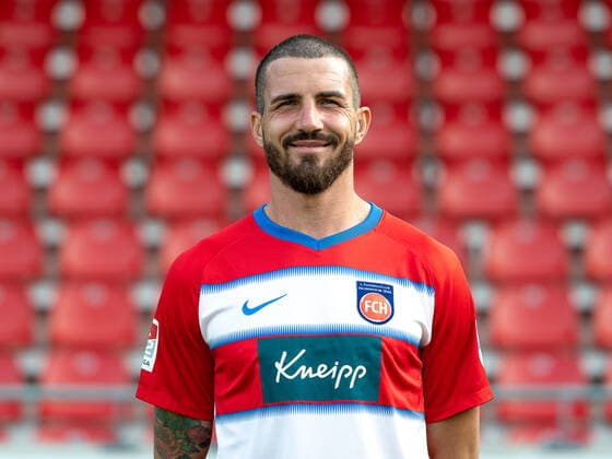 Norman Theuerkauf (FC Heidenheim, 30), 1. FC Heidenheim 1846, 2. Bundesliga, Portraettermin, Saison 2020 2021, 17.09.2020, DFB DFL regulations prohibit any use of photographs as image sequences and or quasi-video., 1. FC Heidenheim 1846, 2. Bundesliga, Portraettermin, Freisteller, Shooting, Saison 2020 2021, 17.09.2020 Heidenheim Copyright: xEibner-Pressefoto SaschaxWaltherx EP_swa