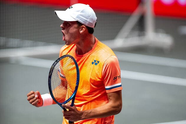 Im Daniel ALTMEIER (GER), Daniel ALTMEIER (GER) vs. Henri LAAKSONEN (SUI), TENNIS, bett1hulks Indoor, 13.10.2020, GER, TENNIS, ATP, Tennis Herren TOUR, bett1hulks Indoor, Daniel ALTMEIER (GER) vs. Henri LAAKSONEN (SUI), 13.10.2020 KOELN Copyright: xEibner-Pressefotox EP_BSO