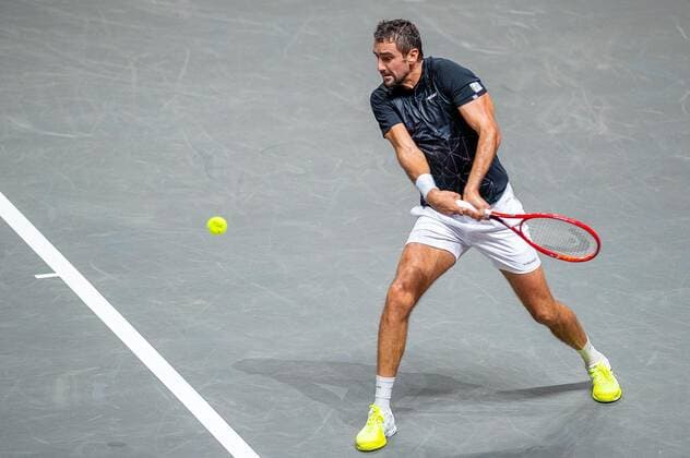 Im Marin CILIC (CRO), Marcos GIRON (USA) vs. Marin CILIC (CRO), TENNIS, bett1hulks Indoor, 13.10.2020, GER, TENNIS, ATP, Tennis Herren TOUR, bett1hulks Indoor, Marcos GIRON (USA) vs. Marin CILIC (CRO), 13.10.2020 KOELN Copyright: xEibner-Pressefotox EP_BSO