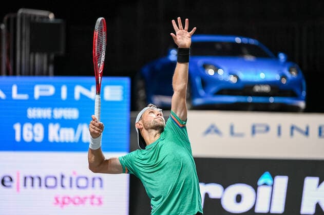 Im RADU ALBOT (MDA), Oscar OTTE (GER) vs. RADU ALBOT (MDA), TENNIS, bett1hulks Indoor, 14.10.2020, GER, TENNIS, ATP, Tennis Herren TOUR, bett1hulks Indoor, OSCAR OTTE (GER) vs. RADU ALBOT (MDA), 14.10.2020 KOELN Copyright: xEibner-Pressefotox EP_BSO