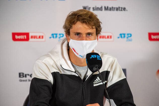 Im Alexander ZVEREV (GER) in der PRESSEKONFERENZ, Alexander ZVEREV (GER) vs. Fernando VERDASCO (ESP), TENNIS, bett1hulks Indoor, 15.10.2020, GER, TENNIS, ATP, Tennis Herren TOUR, bett1hulks Indoor, Alexander ZVEREV (GER) vs. Fernando VERDASCO (ESP), 15.10.2020 KOELN Copyright: xEibnerxPressefotox xBenjaminxSOELZERx EP_BSO