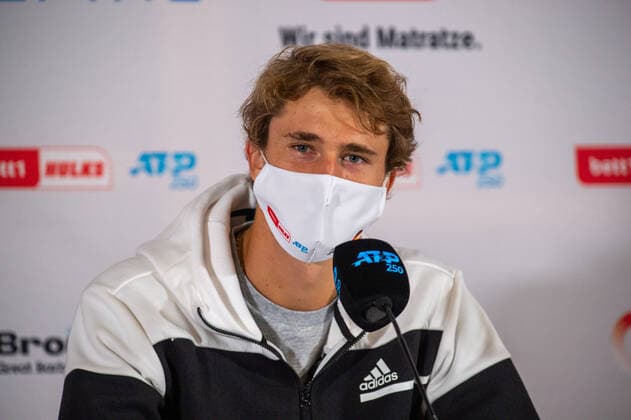 Im Alexander ZVEREV (GER) in der PRESSEKONFERENZ, Alexander ZVEREV (GER) vs. Fernando VERDASCO (ESP), TENNIS, bett1hulks Indoor, 15.10.2020, GER, TENNIS, ATP, Tennis Herren TOUR, bett1hulks Indoor, Alexander ZVEREV (GER) vs. Fernando VERDASCO (ESP), 15.10.2020 KOELN Copyright: xEibnerxPressefotox xBenjaminxSOELZERx EP_BSO