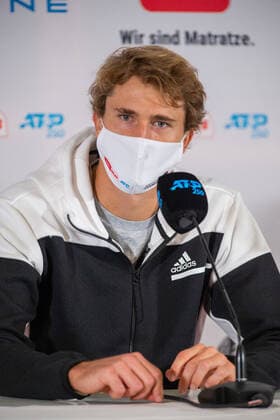 Im Alexander ZVEREV (GER) in der PRESSEKONFERENZ, Alexander ZVEREV (GER) vs. Fernando VERDASCO (ESP), TENNIS, bett1hulks Indoor, 15.10.2020, GER, TENNIS, ATP, Tennis Herren TOUR, bett1hulks Indoor, Alexander ZVEREV (GER) vs. Fernando VERDASCO (ESP), 15.10.2020 KOELN Copyright: xEibnerxPressefotox xBenjaminxSOELZERx EP_BSO