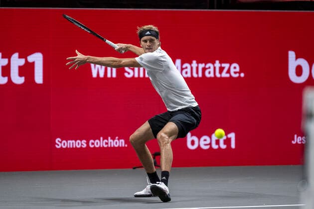 Im Alexander ZVEREV (GER), Alexander ZVEREV (GER) vs. Alejandro DAVIDOVICH FOKINA (ESP), TENNIS, bett1hulks Indoor, 1. Halbfinale, 17.10.2020, GER, TENNIS, ATP, Tennis Herren TOUR, bett1hulks Indoor, 1. Halbfinale, Alexander ZVEREV (GER) vs. Alejandro DAVIDOVICH FOKINA (ESP), 17.10.2020 KOELN Copyright: xEibnerxPressefotox xBenjaminxSOELZERx EP_BSO