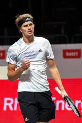 Im SIEGESJUBEL Alexander ZVEREV (GER), Alexander ZVEREV (GER) vs. Alejandro DAVIDOVICH FOKINA (ESP), TENNIS, bett1hulks Indoor, 1. Halbfinale, 17.10.2020, GER, TENNIS, ATP, Tennis Herren TOUR, bett1hulks Indoor, 1. Halbfinale, Alexander ZVEREV (GER) vs. Alejandro DAVIDOVICH FOKINA (ESP), 17.10.2020 KOELN Copyright: xEibnerxPressefotox xBenjaminxSOELZERx EP_BSO