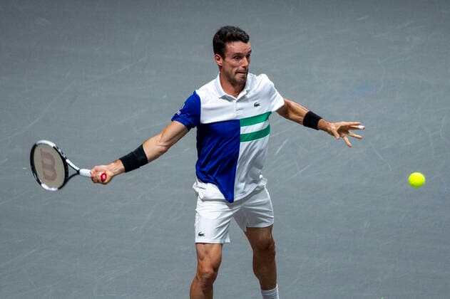 Im Roberto BAUTISTA AGUT (ESP), Felix AUGER-ALIASSIME (CAN) vs. ARoberto BAUTISTA AGUT (ESP), TENNIS, bett1hulks Indoor, 2. Halbfinale, 17.10.2020, GER, TENNIS, ATP, Tennis Herren TOUR, bett1hulks Indoor, 2. Halbfinale, Felix AUGER-ALIASSIME (CAN) vs. ARoberto BAUTISTA AGUT (ESP), 17.10.2020 KOELN Copyright: xEibnerxPressefotox xBenjaminxSOELZERx EP_BSO