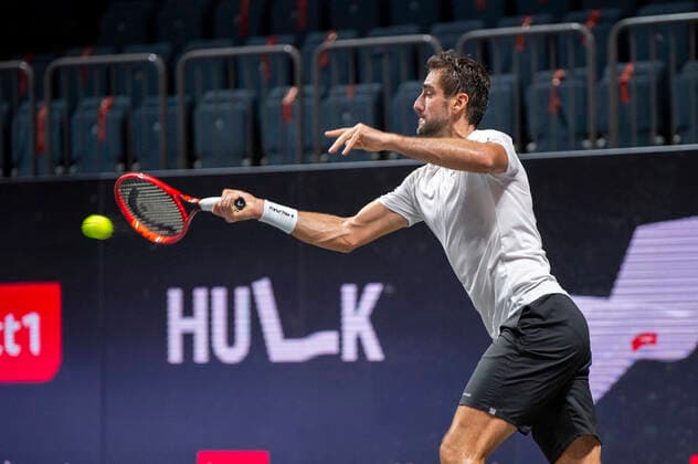 Im Marin CILIC (CRO), Steve JOHNSON (USA) vs. Marin CILIC (CRO), TENNIS, bett1HULKS Championship, 19.10.2020, GER, TENNIS, ATP, Tennis Herren TOUR, bett1HULKS Championship, Steve JOHNSON (USA) vs. Marin CILIC (CRO), 19.10.2020 KOELN Copyright: xEibnerxPressefotox xBenjaminxSOELZERx EP_BSO