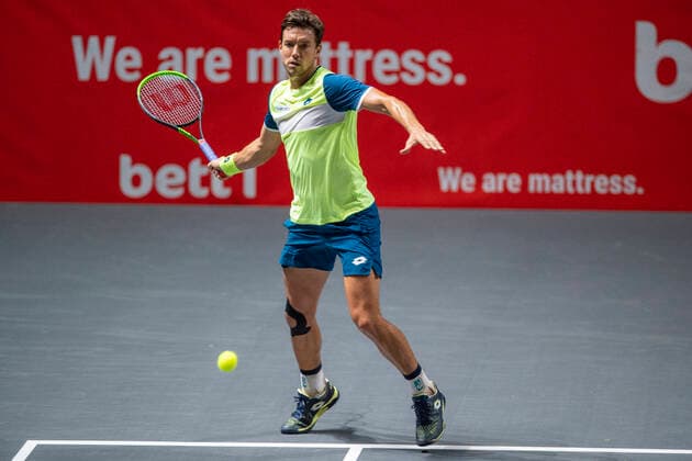 Im Andreas MIES (GER) , Kevin KRAWIETZ (GER), Andreas MIES (GER) vs. Alexander ZVEREV (GER), Mischa ZVEREV (GER), TENNIS, bett1HULKS Championship, 22.10.2020, GER, TENNIS, ATP, Tennis Herren TOUR, bett1HULKS Championship, Kevin KRAWIETZ (GER), Andreas MIES (GER) vs. Alexander ZVEREV (GER), Mischa ZVEREV (GER), 22.10.2020 KOELN Copyright: xEibnerxPressefotox xBenjaminxSOELZERx EP_BSO