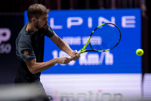 Im Oscar OTTE (GER) , Oscar OTTE (GER) vs. Diego SCHWARTZMAN (ARG), TENNIS, bett1HULKS Championship, 22.10.2020, GER, TENNIS, ATP, Tennis Herren TOUR, bett1HULKS Championship,Oscar OTTE (GER) vs. Diego SCHWARTZMAN (ARG), 22.10.2020 KOELN Copyright: xEibnerxPressefotox xBenjaminxSOELZERx EP_BSO