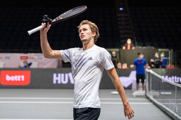 Im Alexander ZVEREV (GER), Alexander ZVEREV (GER) vs. Jannik SINNER (ITA), TENNIS, bett1hulks Indoor, 24.10.2020, GER, TENNIS, ATP, Tennis Herren TOUR, bett1hulks Championship, Alexander ZVEREV (GER) vs. Jannik SINNER (ITA), 24.10.2020 KOELN Copyright: xEibnerxPressefotox xBenjaminxSOELZERx EP_BSO