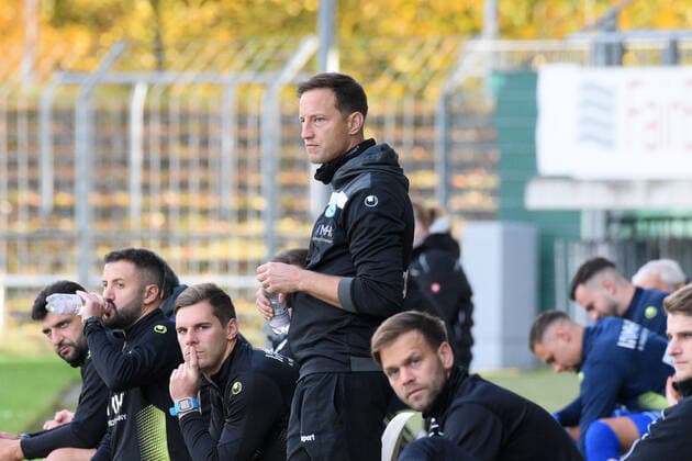 Fußball, Trainerhistorie, Stuttgarter Kickers Ramon Gehrmann (SV Stuttgarter Kickers Trainer) Fussball, Maenner, Oberliga Baden-Wuerttemberg, Spieltag , 24.10.2020, Foto:TBaur Eibner SSV Reutlingen vs. SV Stuttgarter Kickers Fussball, Oberliga Baden-Wuerttemberg, Spieltag , 24.10.2020 Reutlingen Copyright: xBaur xEibner-Pressefotox EP_Toba
