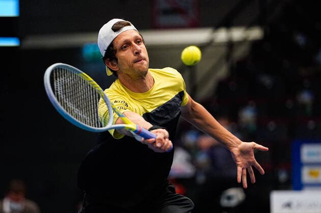 01.11.2020, Stadthalle, Wien, AUT, ATP, Tennis Herren Tour, Erste Bank Open, Doppel, Finale, im Bild Marcelo Melo (BRA) Marcelo Melo (BRA) during the double final match of Erste Bank Open Tennis Tournament at the Stadthalle in Wien, Austria on 2020 11 01.
