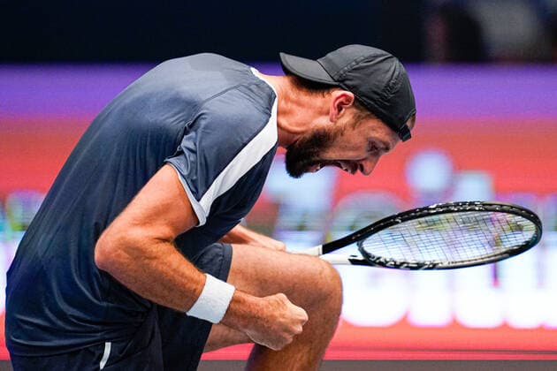 01.11.2020, Stadthalle, Wien, AUT, ATP, Tennis Herren Tour, Erste Bank Open, Doppel, Finale, im Bild Lukasz Kubot (POL) Lukasz Kubot (POL) during the double final match of Erste Bank Open Tennis Tournament at the Stadthalle in Wien, Austria on 2020 11 01.