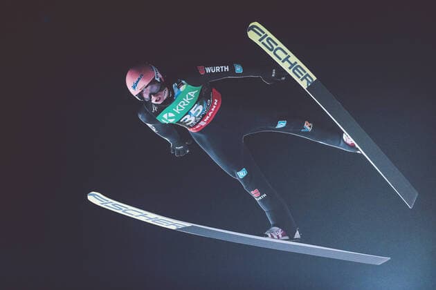 SLO, FIS Skiflug Weltmeisterschaft, Planica 11.12.2020, Planica Nordic Centre, Ratece, SLO, FIS Skiflug Weltmeisterschaft, Planica, Einzelbewerb, Herren, im Bild Karl Geiger (GER) Karl Geiger of Germany during the men individual competition of FIS Ski Flying World Championship, WM, Weltmeisterschaft at the Planica Nordic Centre in Ratece, Slovenia on 2020 12 11. Ratece Oberkrain Gorenjska Slowenien