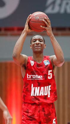 Deutschland, Wuerzburg, s.Oliver Arena, 20.12.2020, emspor, emonline, despor, deonline, s.Oliver Wuerzburg vs. SYNTAINICS MBC, Basketball, BBL Bild: v. li. Justin Sears (s.Oliver Wuerzburg) Copyright: HMBxMedia xHeikoxBecker