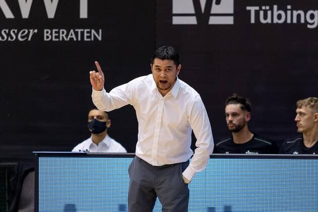 Daniel Jansson (Tigers Tübingen, Head Coach) ¨¨¨Tigers Tübingen vs. Eisbären Bremerhaven, 2. Basketball, Bundesliga, Pro A, Barmer 2 Basketball, Spieltag 17, Spielzeit 2020 2021, 23.01.2021, ¨¨ Tigers Tübingen - Eisbären Bremerhaven, Basketball, 2. Bundesliga, Barmer 2 Basketball, Spieltag 17, Spielzeit 2020 2021, 23.01.2021 Rottenburg am Neckar Copyright: xNinaxSander xEibnerxPressefotoxIx EP_NSR