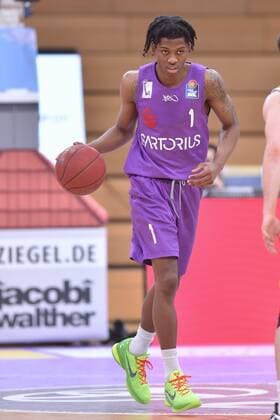 Dieshuan Booker (BG Goettingen) , Basketball, Bundesliga, BBL, BG Goettingen - Alba Berlin 02.02.2021, BG Goettingen - Alba Berlin, Basketball, Bundesliga, GER, BBL, 02.02.2021 Goettingen Copyright: xEibner-Pressefotox-xRolandxSippelx