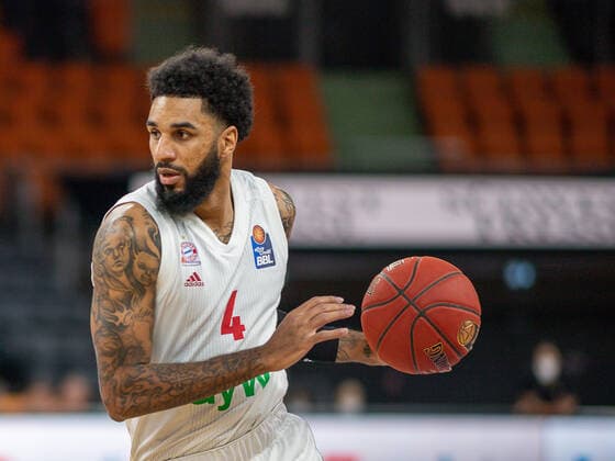 Dennis Jerome Seeley (FC Bayern, 04), ratiopharm Ulm vs. FC Bayern Basketball, Basketball, Bundesliga, easycredit, 17. Spieltag, Saison 2020 2021, 09.02.2021, ratiopharm Ulm vs. FC Bayern Basketball, Basketball, Bundesliga, easycredit, 17. Spieltag, Saison 2020 2021, 09.02.2021 Neu-Ulm Copyright: xEIBNER SaschaxWaltherx EP_EER