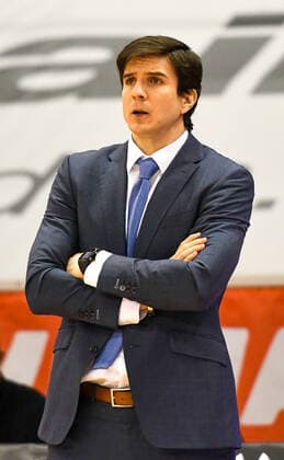 Pedro Calles Basketball Bundesliga, Basketball Saison 2020 2021, 19. Spieltag, Deutschland, easyCredit BBL, Germany, Giessen 46ers, giessen rot, Herren, Jobstairs GIESSEN 46ers - Hamburg Towers, Männer, Hamburg schwarz