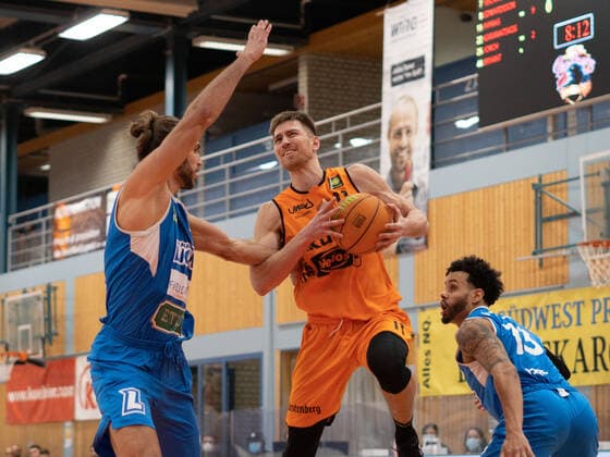 Rytis Pipiras (Wiha Panthers Schwenningen 11) wiha Panthers Schwenningen vs. PS Karlsruhe LIONS, Basketball, BARMER 2. BASKETBALL BUNDESLIGA, 22. Spieltag 2020 2021, 20.02.2021, wiha Panthers Schwenningen vs. PS Karlsruhe LIONS, Basketball, BARMER 2. BASKETBALL BUNDESLIGA, 22. Spieltag 2020 2021, 20.02.2021, Villingen-Schwenningen Copyright: xMiclasxHaasis Eibner-Pressefotox EP_mhs