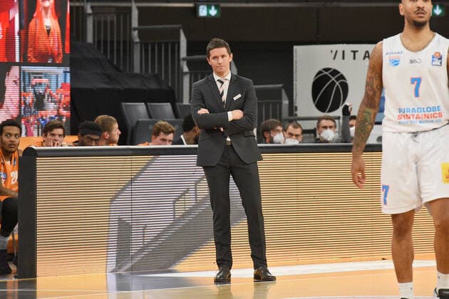 Jaka Lakovic (Ratiopharm Ulm Headcoach) GER, Ratiopharm Ulm vs. Syntainics MBC Basketball , Maenner ,esaycredit, Basketball Bundesliga , 21.Spieltag , 27.02.2021 Foto:Eibner Tobias Baur GER, Ratiopharm Ulm vs. Syntainics MBC Basketball Bundesliga , 21.Ligaspieltag , Saion 2020 2021, 27.02.2021 Neu-Ulm Copyright: xBaur xEibner-Pressefotox EP_Toba