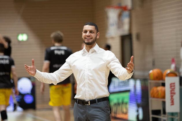 Hussain Dassouki (Tigers Tübingen, Assistant Coach)¨¨¨Kirchheim Knights - Tigers Tübingen, 2. Basketball, Bundesliga, Pro A, Barmer 2 Basketball, Spieltag 24, Spielzeit 2020 2021, 05.03.2021, ¨¨ Kirchheim Knights - Tigers Tübingen, Basketball, 2. Bundesliga, Barmer 2 Basketball, Spieltag 24, Spielzeit 2020 2021, 05.03.2021 Kirchheim Teck Copyright: xNinaxSander xEibnerxPressefotoxIx EP_NSR