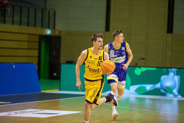 Gianni Otto (Tigers Tübingen, 10)¨¨¨Tigers Tübingen - Phoenix Hagen , 2. Basketball, Bundesliga, Pro A, Barmer 2 Basketball, Spieltag 25, Spielzeit 2020 2021, 07.03.2021, ¨¨ Tigers Tübingen - Phoenix Hagen, Basketball, 2. Bundesliga, Barmer 2 Basketball, Spieltag 25, Spielzeit 2020 2021, 07.03.2021 Rottenburg am Neckar Copyright: xNinaxSander xEibnerxPressefotoxIx EP_NSR