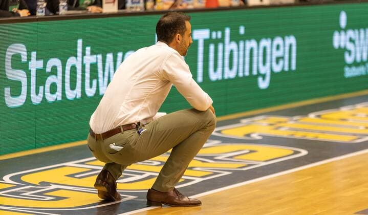 Basketball, 2. BL, Pro A, Tigers Tübingen - Phoenix Hagen Christopher Harris (Phoenix Hagen, Head Coach) ¨¨¨Kirchheim Knights vs. Tigers Tübingen, 2. Basketball, Bundesliga, Pro A, Barmer 2 Basketball, Spieltag 24, Spielzeit 2020 2021, 05.03.2021, ¨¨ Kirchheim Knights - Tigers Tübingen, Basketball, 2. Bundesliga, Barmer 2 Basketball, Spieltag 24, Spielzeit 2020 2021, 27.02.2021 Kirchheim Copyright: xDennisxDuddek xEibnerxPressefotox EP_DDU