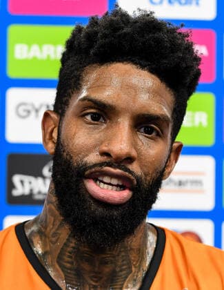 GER, BBL, ratiopharm ulm vs ALBA Berlin 07.03.2021, ratiopharm arena, Neu-Ulm, GER, BBL, ratiopharm ulm vs ALBA Berlin, im Bild Cameron Clark (Ulm, 3), Interview nach Spielende
