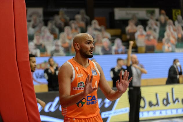 Stefan PENO (4 Rasta Vechta) ; Rasta Vechta vs ratiopharm Ulm, Basketball, easyCredit BBL Bundesliga, 13.03.2021, 23. Spieltag, Saison 2020 2021 ; Copyright: xErikxHillmer EIBNERx EP_ehr Rasta Vechta vs ratiopharm Ulm, Basketball, easyCredit BBL Bundesliga, 13.03.2021, 23. Spieltag, Saison 2020 2021 Vechta Copyright: xErikxHillmer EIBNERx EP_ehr