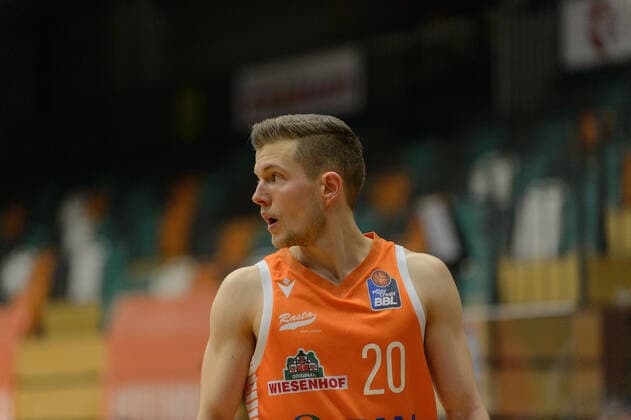 Jannes HUNDT (20 Rasta Vechta) ; Rasta Vechta vs ratiopharm Ulm, Basketball, easyCredit BBL Bundesliga, 13.03.2021, 23. Spieltag, Saison 2020 2021 ; Copyright: xErikxHillmer EIBNERx EP_ehr Rasta Vechta vs ratiopharm Ulm, Basketball, easyCredit BBL Bundesliga, 13.03.2021, 23. Spieltag, Saison 2020 2021 Vechta Copyright: xErikxHillmer EIBNERx EP_ehr