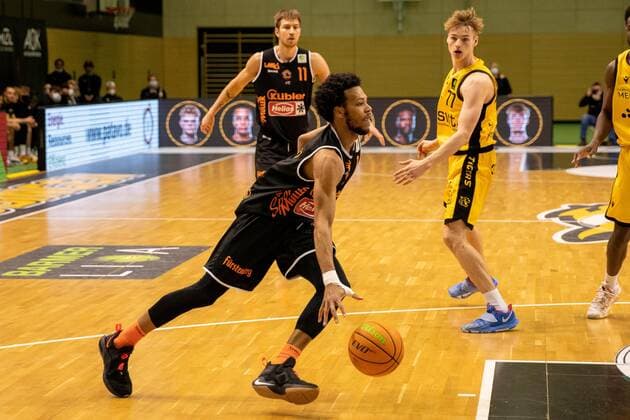 , ¨¨¨Tigers Tübingen vs. Wiha Panthers , 2. Basketball, Bundesliga, Pro A, Barmer 2 Basketball, Spieltag 7, Spielzeit 2020 2021, 20.03.2021, ¨¨ Tigers Tübingen - wiha Panthers, Basketball, 2. Bundesliga, Barmer 2 Basketball, Spieltag 7, Spielzeit 2020 2021, 20.01.2021 Rottenburg am Neckar Copyright: xNinaxSander xEibnerxPressefotoxIx EP_NSR