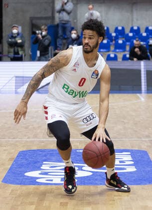 Nick Weiler-Babb (Fc Bayern München, 0) ¨¨¨HAKRO Merlins Crailsheim vs. FC Bayern München, Basketball, Bundesliga, easy credit BBL, Spieltag 24, Spielzeit 2020 2021, 21.03.2021, ¨¨ HAKRO Merlins Crailsheim vs. FC Bayern München, Basketball, Bundesliga, easy credit BBL, Spieltag 24, Spielzeit 2020 2021, 21.03.2021 Ilshofen Copyright: xNinaxSander xEibnerxPressefotoxIx EP_NSR
