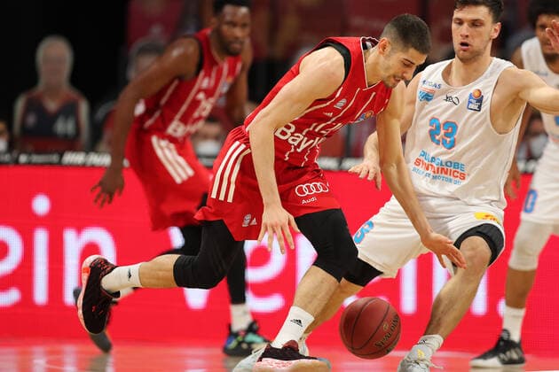 Diego Flaccadori (Muenchen) GER, FC Bayern Basketball vs. Mitteldeutscher BC, Basketball, BBL, Saison 2020 2021, 23.03.2021, GER, FC Bayern Basketball vs. Mitteldeutscher BC, Basketball, BBL, Saison 2020 2021, 23.03.2021, Muenchen Copyright: xMarcelxEngelbrechtx Eibner-Pressefotox EP_met