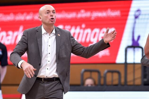 Rodrigo Pastore (Trainer, Headcoach Niners Chemnitz) , Basketball, Bundesliga, BBL, BG Goettingen - Niners Chemnitz, 30.03.2021, BG Goettingen - Niners Chemnitz, Basketball, Bundesliga, GER, BBL, 30.03.2021 Goettingen Copyright: xEibner-Pressefotox-xRolandxSippelx
