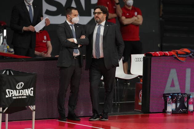 Cheftrainer Andrea Trinchieri (Muenchen) GER, FC Bayern Basketball vs. Zalgiris Kaunas, Basketball, Euroleague, Saison 2020 2021, 01.04.2021, GER, FC Bayern Basketball vs. Zalgiris Kaunas, Basketball, Euroleague, Saison 2020 2021, 01.04.2021, Muenchen Copyright: xEIBNER MarcelxEngelbrechtx EP_EER