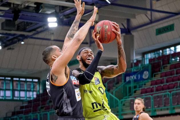 , medi Bayreuth vs. ratiopharm Ulm, Basketball, Bundesliga, easycredit BBL, Hauptrunde, Spieltag 28, Saison 2020 21, 13.04.2021, medi Bayreuth vs. ratiopharm Ulm, Basketball, Bundesliga, easycredit BBL, Hauptrunde, Spieltag 28, Saison 2020 21, 13.04.2021 Bayreuth Copyright: xEibner-Pressefotox EP_EER