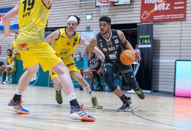 Sa eed Nelson (MLP Academics Heidelberg, 1)¨¨¨Kirchheim Knights vs. MLP Academics Heidelberg, 2. Basketball, Bundesliga, Pro A, Barmer 2 Basketball, Playoffs 3. Spieltag Gruppenphase, Spielzeit 2020 2021, 23.04.2021, ¨¨ Kirchheim Knights - MLP Academics Heidelberg, Basketball, 2. Bundesliga, Barmer 2 Basketball, Playoffs 3. Spieltag Gruppenphase, Spielzeit 2020 2021, 23.04.2021 Kirchheim unter Teck Copyright: xDennisxDuddek xEibnerxPressefotox EP_DDU