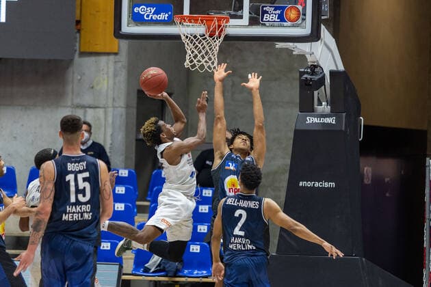 T.J. Shorts (Hamburg Towers, 0) HAKRO Merlins Crailsheim vs. Hamburg Towers, Basketball, Bundesliga, easy credit BBL, Spieltag 32, Spielzeit 2020 2021, 02.05.2021, ¨¨ HAKRO Merlins Crailsheim vs. Hamburg Towers, Basketball, Bundesliga, easy credit BBL, Spieltag 32, Spielzeit 2020 2021, 02.05.2021 Ilshofen Copyright: xNinaxSander xEibnerxPressefotoxIx EP_NSR