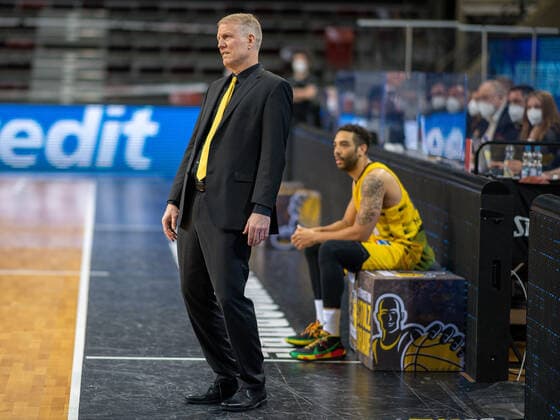John Patrick (MHP Riesen Ludwigsburg, Head Coach), MHP Riesen Ludwigsburg vs. Telekom Baskets Bonn, Basketball, Bundesliga, easycredit BBL, 32. Spieltag, Spielzeit 2020 2021, 02.05.2021, MHP Riesen Ludwigsburg vs. Telekom Baskets Bonn, Basketball, Bundesliga, easycredit BBL, 32. Spieltag, Spielzeit 2020 2021, 02.05.2021 Ludwigsburg Copyright: xEibner-Pressefoto SaschaxWaltherx EP_SWA