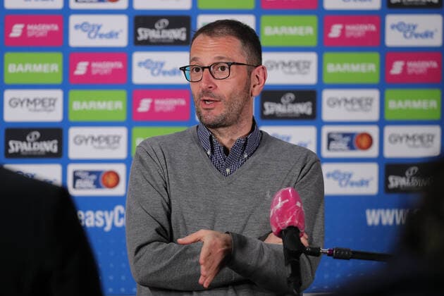 Sportdirektor Daniele Baiesi (Muenchen) waehrend einem Interview GER, FC Bayern Basketball vs. ratiopharm ulm, Basketball, 1.Bundesliga, Saison 2020 2021, 07.05.2021, GER, FC Bayern Basketball vs. ratiopharm ulm, Basketball, 1.Bundesliga, Saison 2020 2021, 07.05.2021, Muenchen Copyright: xEIBNER MarcelxEngelbrechtx EP_EER