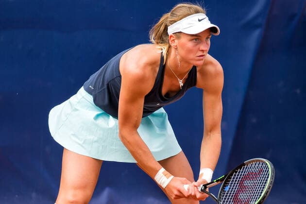 May 18, 2021, Parma, Italy: Parma, Italy, Tennis Club Parma, May 18, 2021, SAMSONOVA Liudmila of the Russia during WTA, Tennis Damen 250 Emilia-Romagna Open 2021 - Tennis Internationals Tennis Internationals - WTA 250 Emilia-Romagna Open 2021, parma, Italy - ZUMAl164 20210518_zsa_l164_109 Copyright: xValerioxOrigox