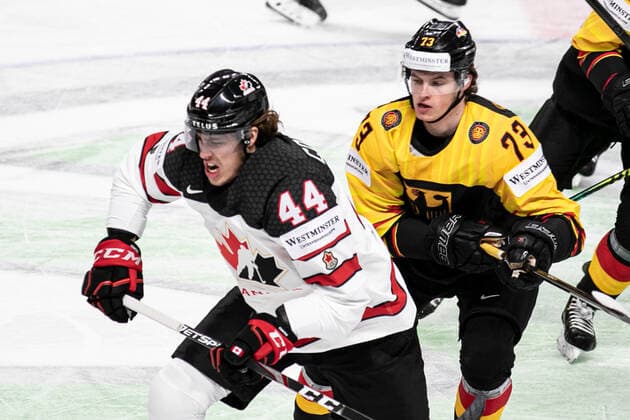 May 24, 2021, Riga, Latvia: Riga, Latvia, Arena Riga, May 24, 2021, GER vs CAN __ 24 05 2021 during World Championship, WM, Weltmeisterschaft 2021 - Germany vs Canada - Ice hockey, Eishockey Ice Hockey - World Championship 2021 - Germany vs Canada, riga, Latvia - ZUMAl164 20210524_zsa_l164_059 Copyright: xAndreaxRex